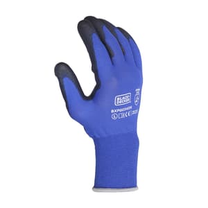 Black+Decker Blue Supported Hand Gloves, BXPG0340IN