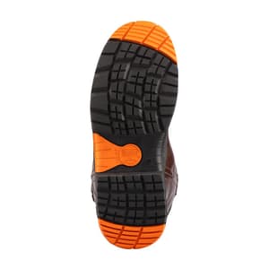 Black+Decker High Ankle Leather Safety Shoe - Composite Toe (Brown), BXWB0171IN