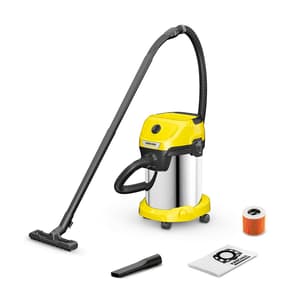Karcher 19 Litre / 1000W WD3 S V-19/4/20 Wet & Dry Vacuum Cleaner (Stainless Steel), 1.628-141.0