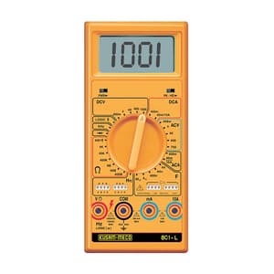 Kusam-Meco 3-3/4 Digits / 3999 Counts Large LCD Display Digital Multimeter, 801- L