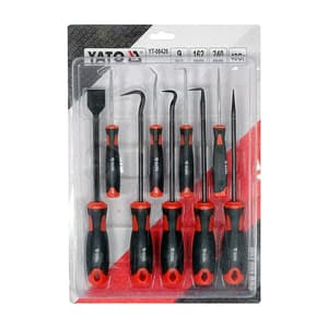 Yato 9 Pcs Hook & Pick Set With Gasket Scraper, YT-08426