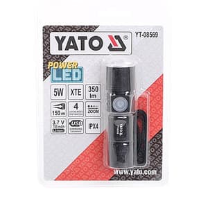 Yato 5W XT-E Cree Rechargable Flashlight (With USB Port), YT-08569