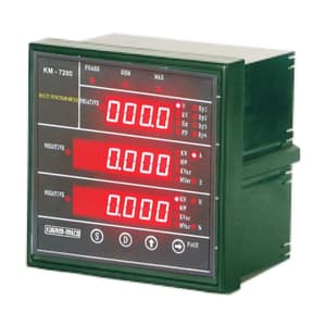 Kusam-Meco 6 Digits 999999 Count Microprocessor Multifunction TRMS Power Meter, KM 7200-C