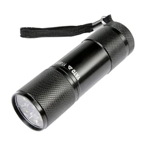 Yato 9 LED Aluminium Flashlight With Batteries, YT-08570
