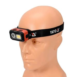 Yato 500LM / 3x AAA Rechargable Headlamp With Motion Sensor, YT-08593