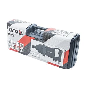 Yato 1 Inch / 2600 Nm Short Anvil Pneumatic Pineless Hammer Impact Wrench, YT-0959