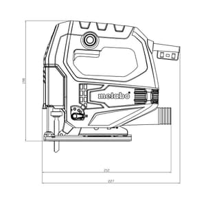 Metabo 18mm 450W Quick Jigsaw, STEB 65