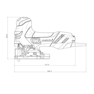 Metabo 26mm 750W Industrial Jigsaw, STE 140