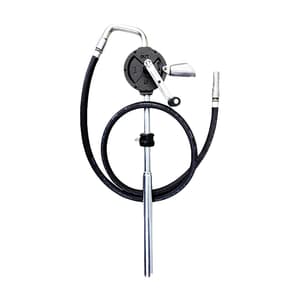 Groz 38 LPM Industrial Rotary Fuel Pump With Anti-Static Fuel Hose, Non-sparking Aluminium Nozzle & Nozzle Holder, RBP/3V/H