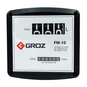 Groz 20 - 120 LPM Mechanical Diesel Meter, FM/10/0-1/BSP