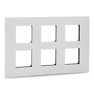 Schneider Electric Opale 12 M Grid & 12 Module Cover Frame - White (Pack of 5 Pcs), X0712