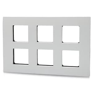 Schneider Electric Opale 12 M Grid & 12 Module Cover Frame - White (Pack of 5 Pcs), X0712
