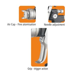 Pilot 0.35 Ltr High Performance Spray Gun, HP-64S
