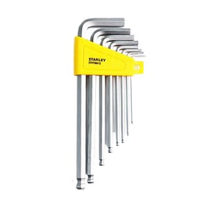 Stanley 8 Pcs Long Spherical Hex Key Set, STHT69312-8