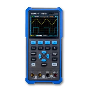 Metravi 100MHz / 500MSa/s Dual Channel Digital Handheld Oscilloscope, OM-100