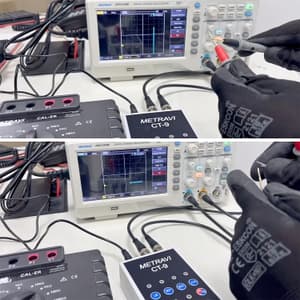 Metravi Handheld Dual Channel VI Curve Tracer for Oscilloscope, CT-9