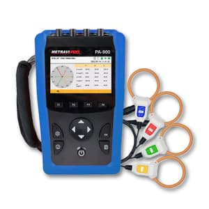 Metravi 3-Phase Power Quality & Harmonics Analyser, PRO PA-900