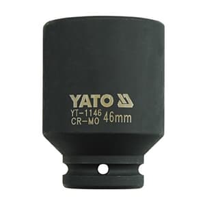 Yato 46 mm, 3/4 Inch Square Drive Hexagonal Deep Impact Sockets, YT-1146