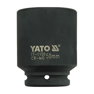 Yato 50 mm, 3/4 Inch Square Drive Hexagonal Deep Impact Sockets, YT-1150