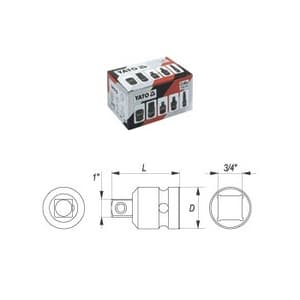 Yato 1 inch (M) x 3/4 inch (F) Impact Universal Joint, YT-1168