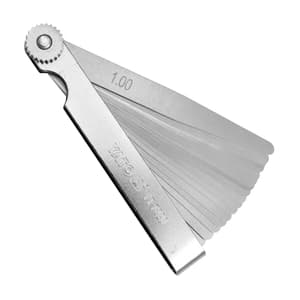 Yato 100 mm Feeler, 17 Gauges, 0.02 - 1 mm, YT-7220