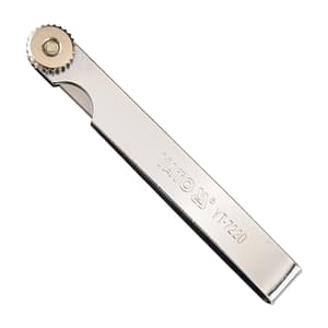 Yato 100 mm Feeler, 17 Gauges, 0.02 - 1 mm, YT-7220