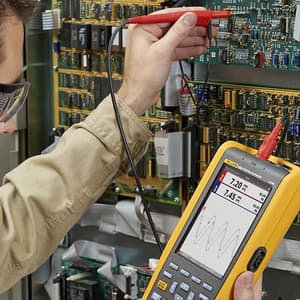 Fluke 125B Series Industrial Scope Meter Handheld Oscilloscopes