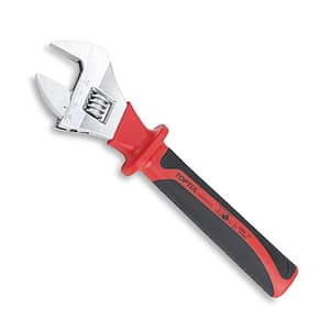 Toptul 200mm / 8 Inch VDE Insulated Adjustable Wrench, AMAD2920
