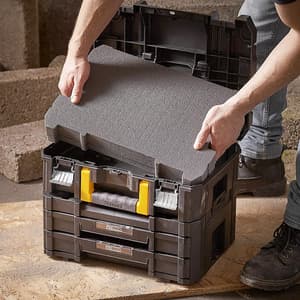 Stanley 17 Inch FatMax Foam Insert For Pro-Stack & Tstak Tool Boxes (Individually Adjustable), FMST1-72365