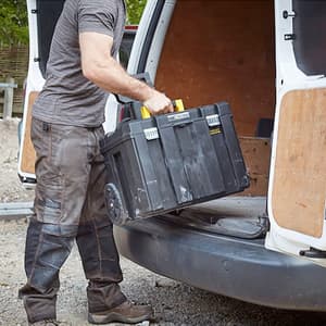 Stanley 20 Inch FatMax Pro-Stack Mobile Storage Box With 50 Kg Load Capacity, FMST1-75753