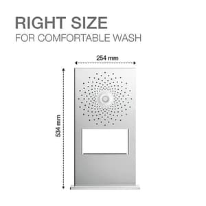 Kohler Beitou 534 x 254 mm Wall Mount Multi Function Rain Panel In Polished Chrome Finish, K-72830IN-L-CP