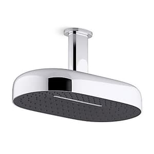 Kohler Statement 353 mm Deep Massage Rain Head In Polished Chrome Finish, K-26296IN-CP