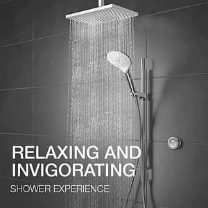 Kohler ModernLife 330 x 230 mm Single Function Rain Head In Polished Chrome Finish, K-27731IN-CP