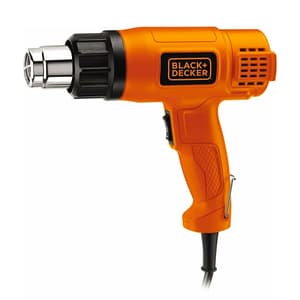 Black+Decker 1800W Dual Temperature 2 Speed Heat Gun (Orange & Black), KX1800-B1