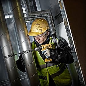 Dewalt 10.8V / 10mm XR Lithium-Ion Cordless Hammer Drill/Driver with 2x2.0 Ah Batteries Included, DCD710D2-IN