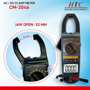 HTC 1000A AC / DC 2000 Count Clamp Meter with Backlight, CM-2046