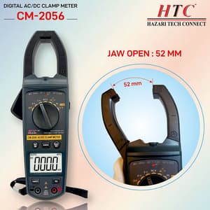 HTC 1000A AC / DC 4000 Count Clamp Meter with Backlight, CM-2056