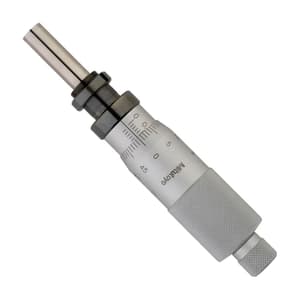 Mitutoyo 0 - 2.5 mm Standard Micrometer Head with Clamp Nut, 110-101