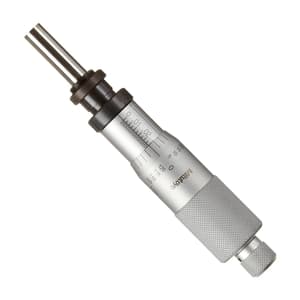 Mitutoyo 0 - 0.05 inch Fine Micrometer Head with Clamp Nut, 110-112