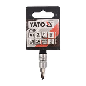 Yato PH1, 1/4 Inch Sq. Drive Sockets Bit, YT-04411