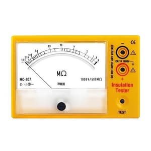 Meco 1000V - 500M Ohms Analog Insulation Tester, MC 907
