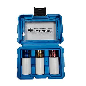 Taparia 3 Pcs 1/2 Inch Sq. Drive Wheel Socket Set, WHSS 3