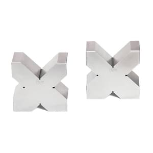 Crystal 63 x 100 x 100 mm Hardened & Ground Universal 'V’ Blocks (Pack of 2 Pcs), AA-1781