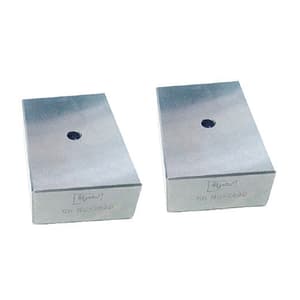 Crystal 75 x 25 x 50 mm 1-2-3 Blocks With One Hole (Set of 2 Pcs) , AA-1331