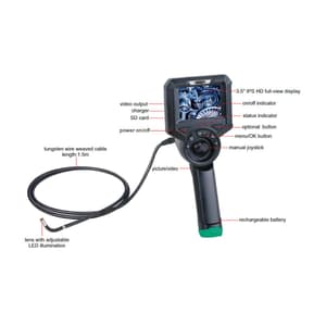 Insize 360° Swivel Videoscopes Basic Type (Cordless), ISV-S106