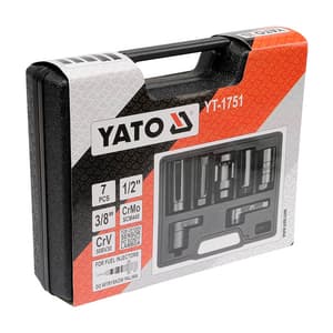 Yato 7 Pcs Oxygen Sensor And Fuel Injectors Wrench Set, YT-1751