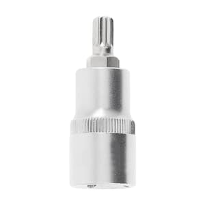 Hogert M14 mm, 1/2 Square Drive Spline Bit Socket, HT1S794