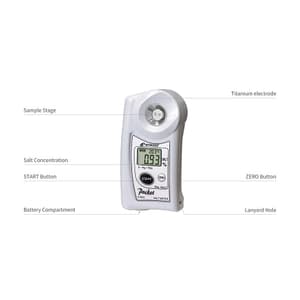 Atago 0.0 - 26.0% Digital Hand-held Pocket Size Salt Meter, PAL-SALT