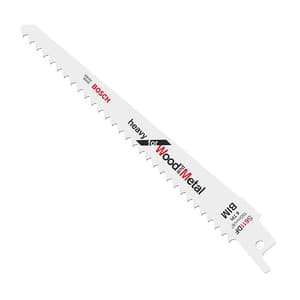 Bosch 150 mm Reciprocating Saw Blades Heavy For Wood & Metal (S 611 DF), 2 608 656 258
