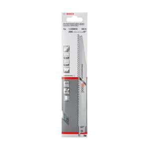 Bosch 200 mm Reciprocating Saw Blades Progressor For Wood (S 2345 X), 2 608 654 404